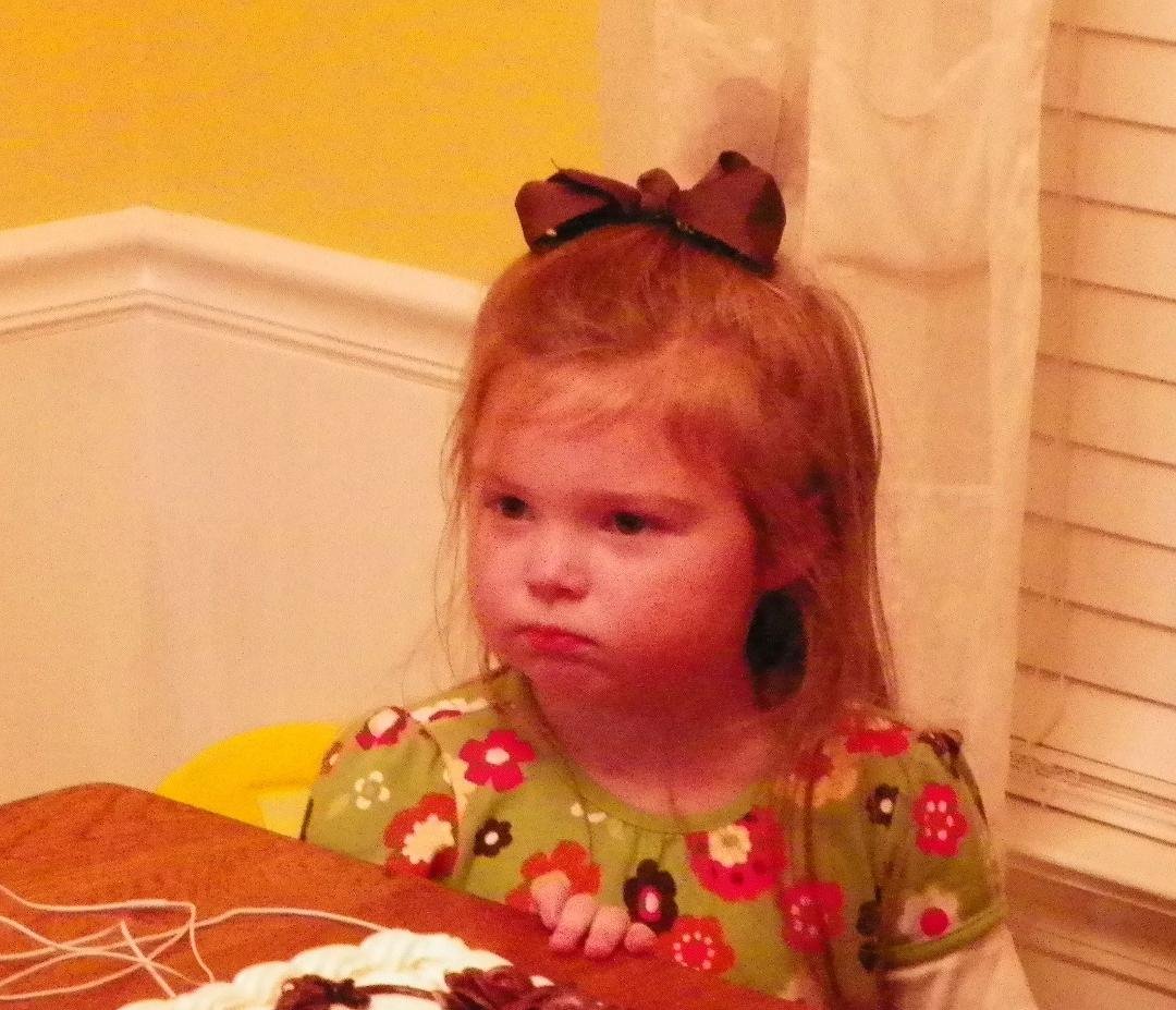 Addy wants to know who took my cookie!