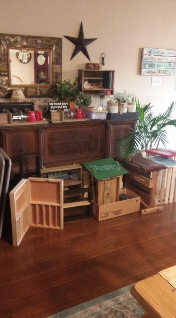 More stuff we are getting ready to load for the craft faire.