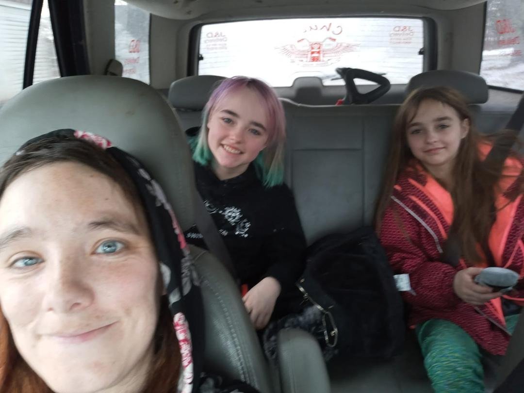 Me & my beautiful neices Janelle Boudreau & Izabelle Boudreau 😁❤️ Johannie Boudreau Dan Steacy