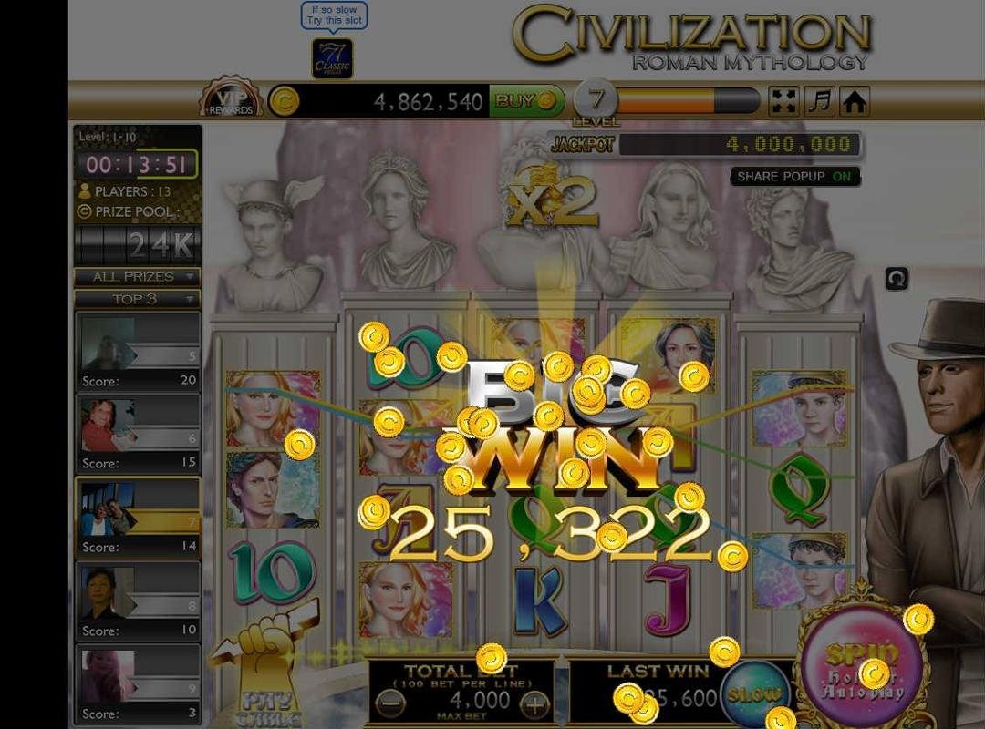 Peter McInnis' album, Civilization Slots Casino Photos