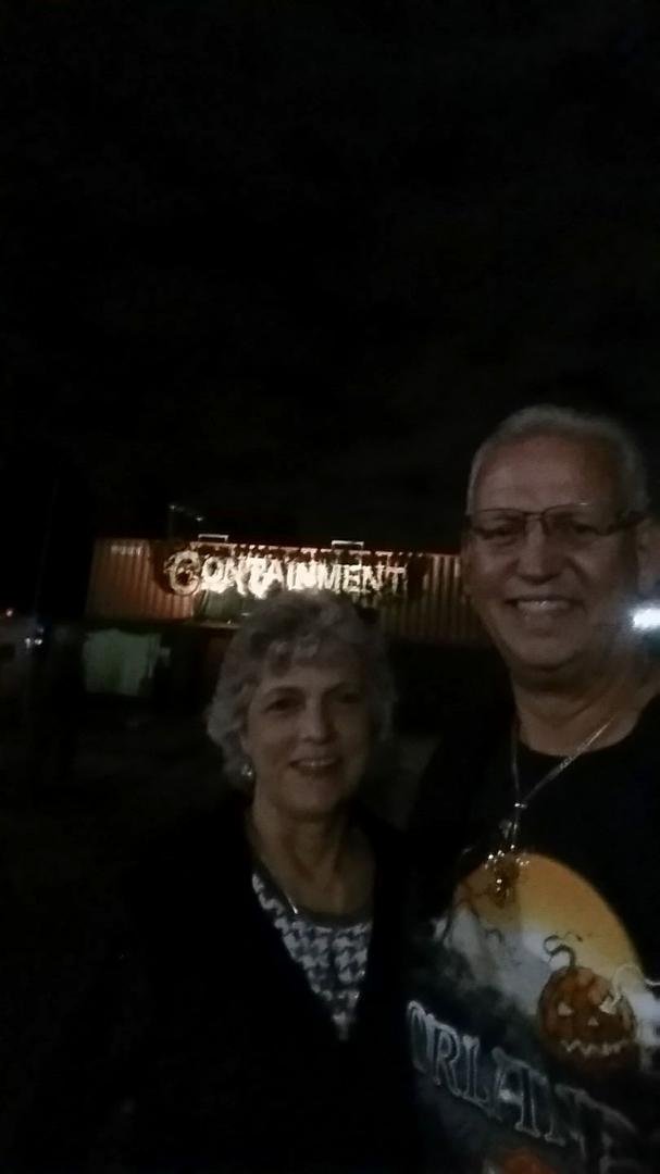 Haunted house in Lithia Springs Ga  last night we went to 3008 in Fultondale and tonight we finished our haunted adventure at a favorite family tradition Atrox with Kymberly Argo and Brett Bosworth. Til next year...