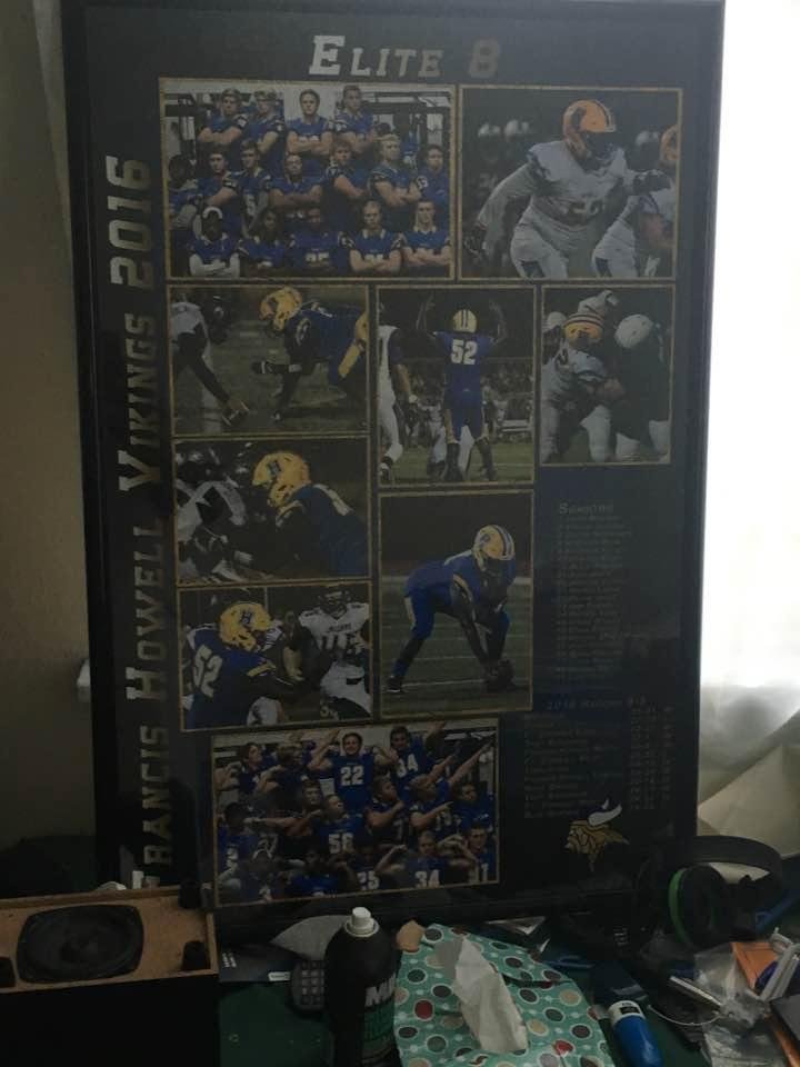 My son glory days are over last year of high school football . It was a great four years.