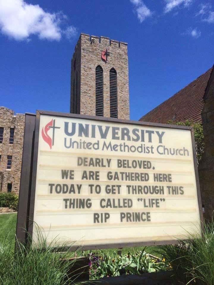 Prince once said this
