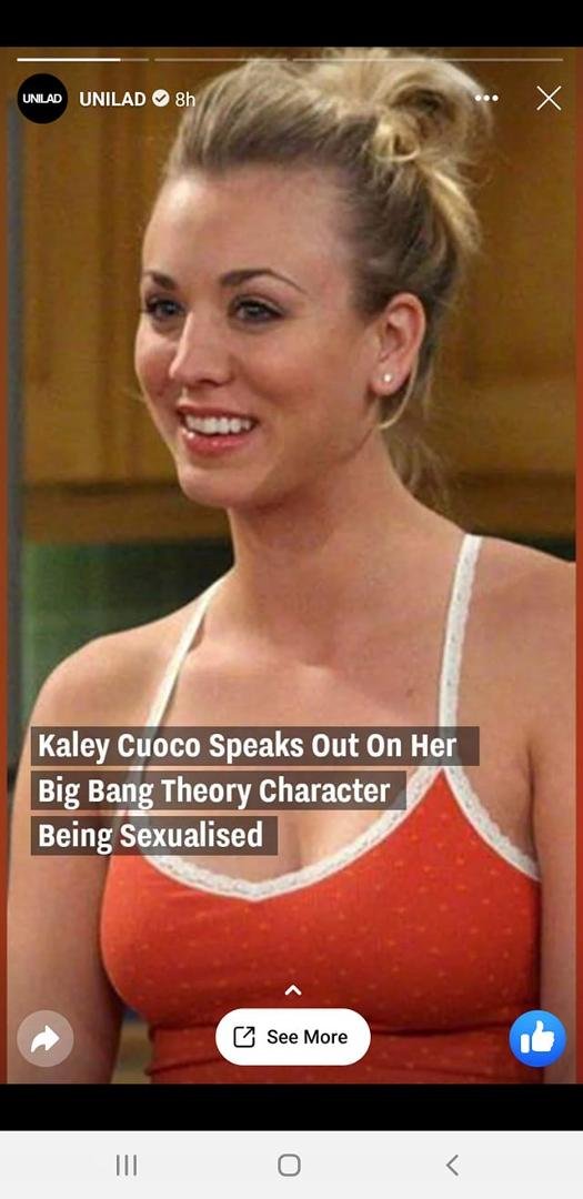 Are we going to pretend any of us would even know who she was if Big Bang Theory didnt play her up??