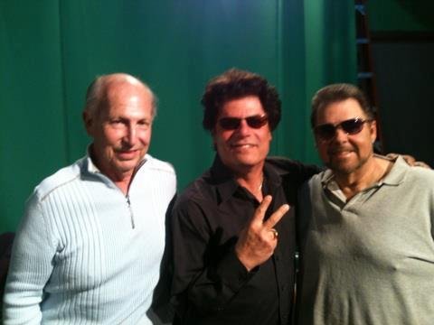 My TV show Harmonics just finished taping a segment with Dana Schlotz and Bob Manning, former members of Stanley and The Fendermen. Great stories,when they opened for Them, Paul Revere and The Raiders, The Yardbirds with Je