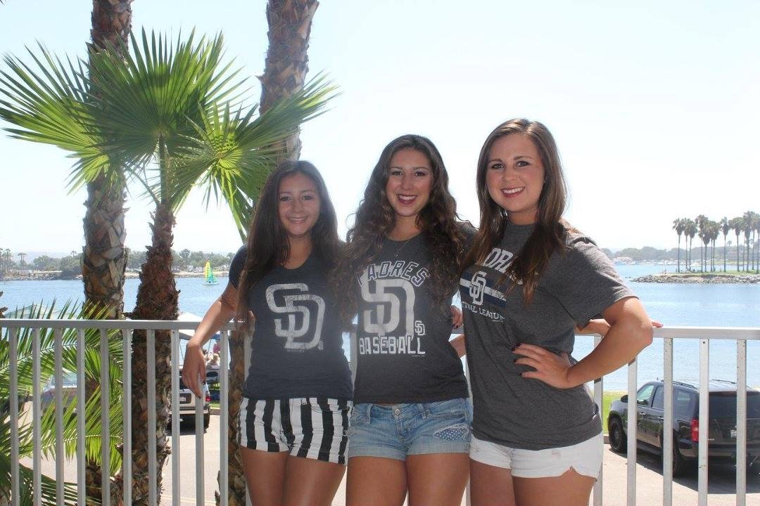 Grands at the game ( die.hard Padre fans),