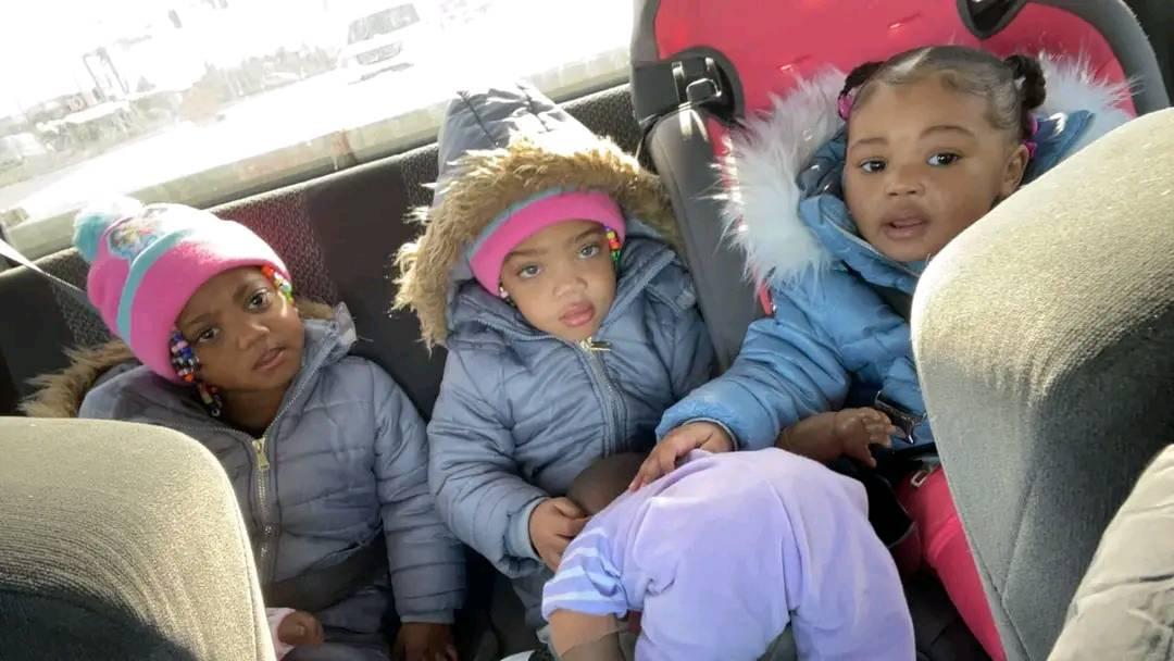 My beautiful granddaughter Za'Marah 2nd and Sa'Riyah 4th and SA'Miyah 4th .