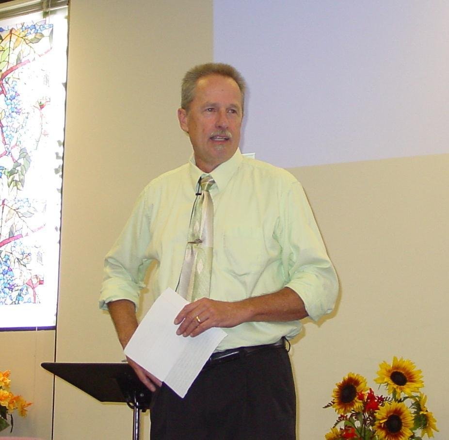 I look forward to teaching my church family from the Word of God each Sunday.