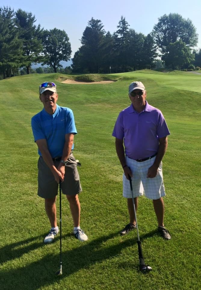Jay and myself did ok today golfing