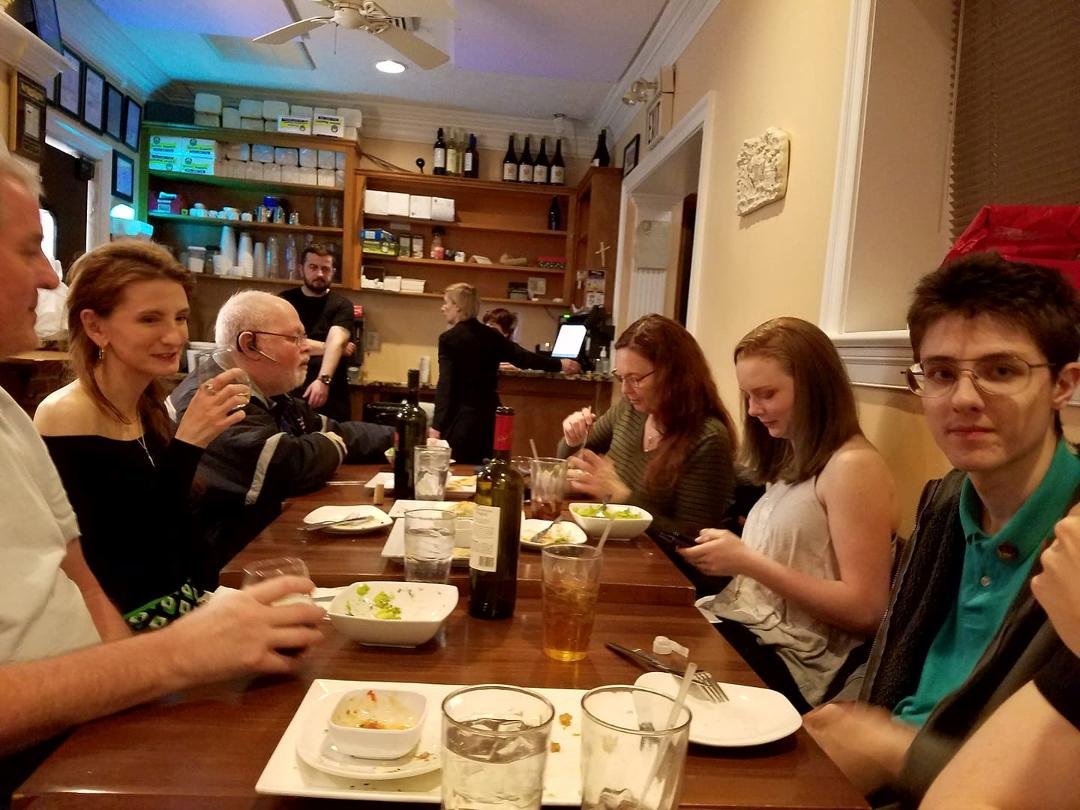 Kyra's birthday Dinner at Katrina's Greek Restaurant
