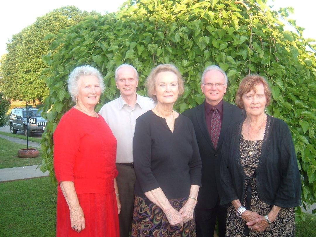 My siblings. Fay, myself, Joyce, Tony and Betty. Betty has since gone as well as the youngest girl Francis who is not pictured here.