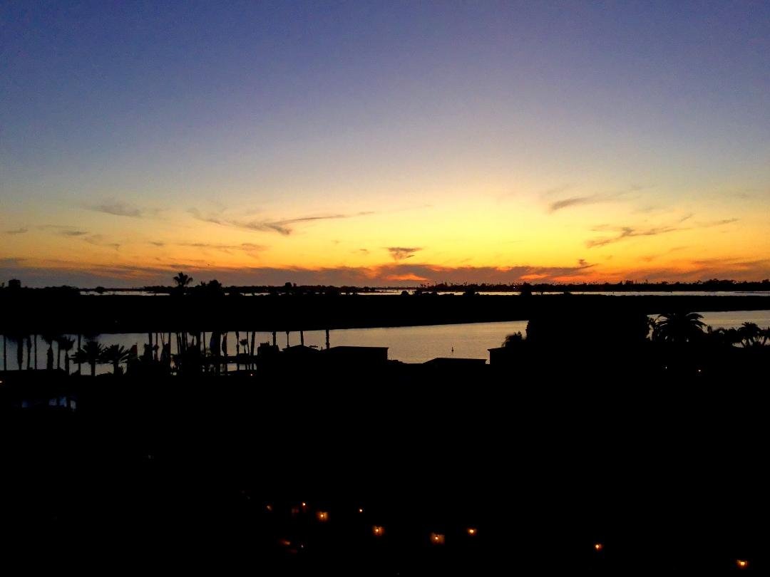 60th class reunion. Great sushi dinner. Fabulous Hawaiian ice cream. A beautiful San Diego sunset over Mission Bay. Life is good.