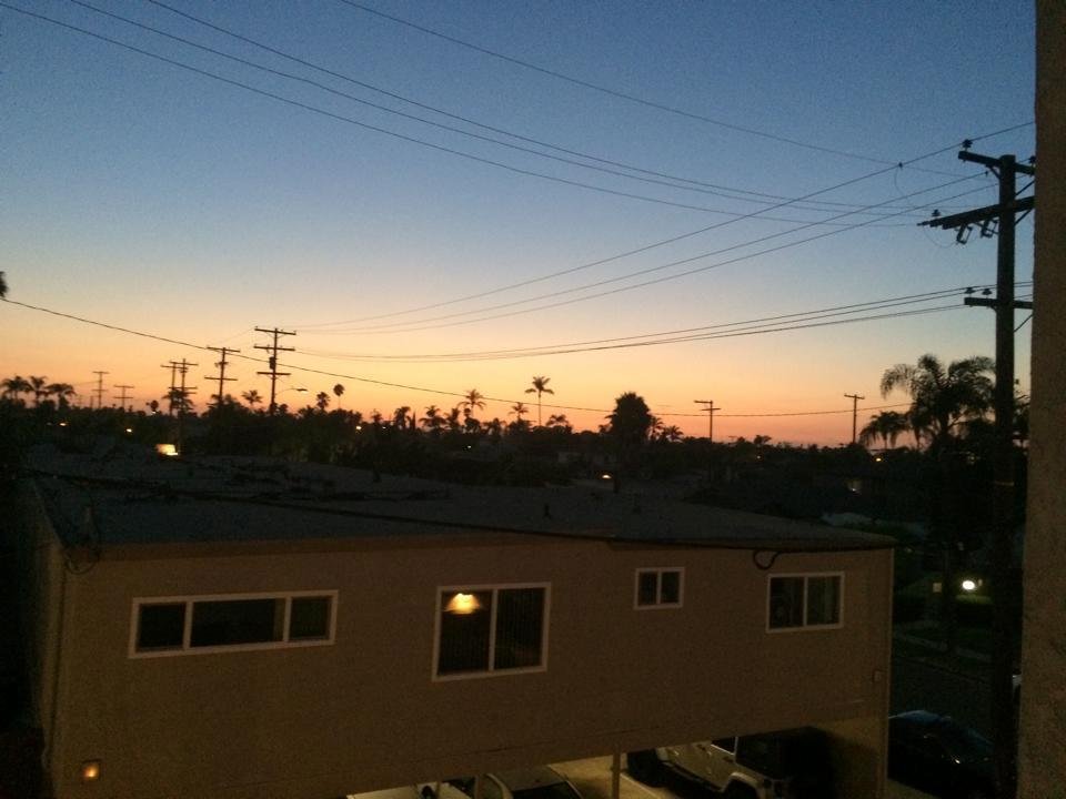 Last sunset in before leaving for Anchorage