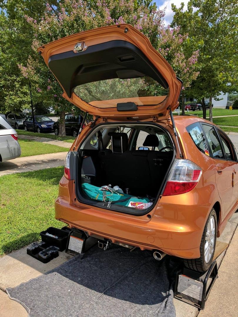 The hitch is installed!