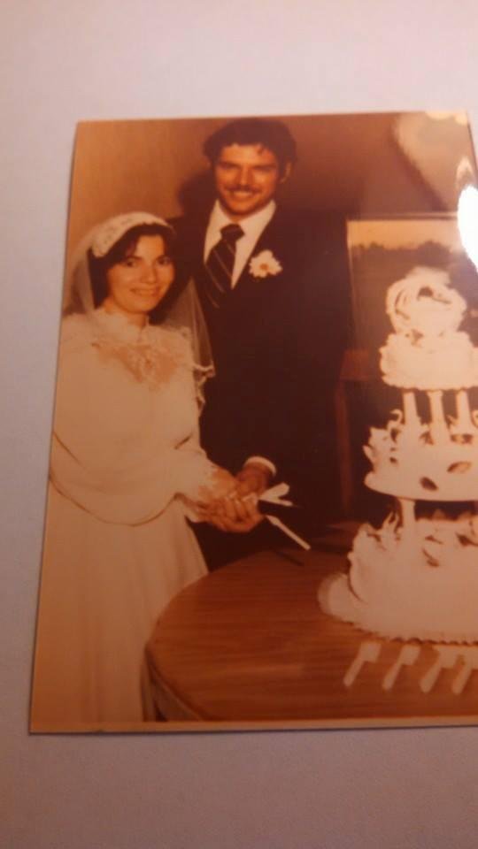 Here's one of Rick and me 32 years.