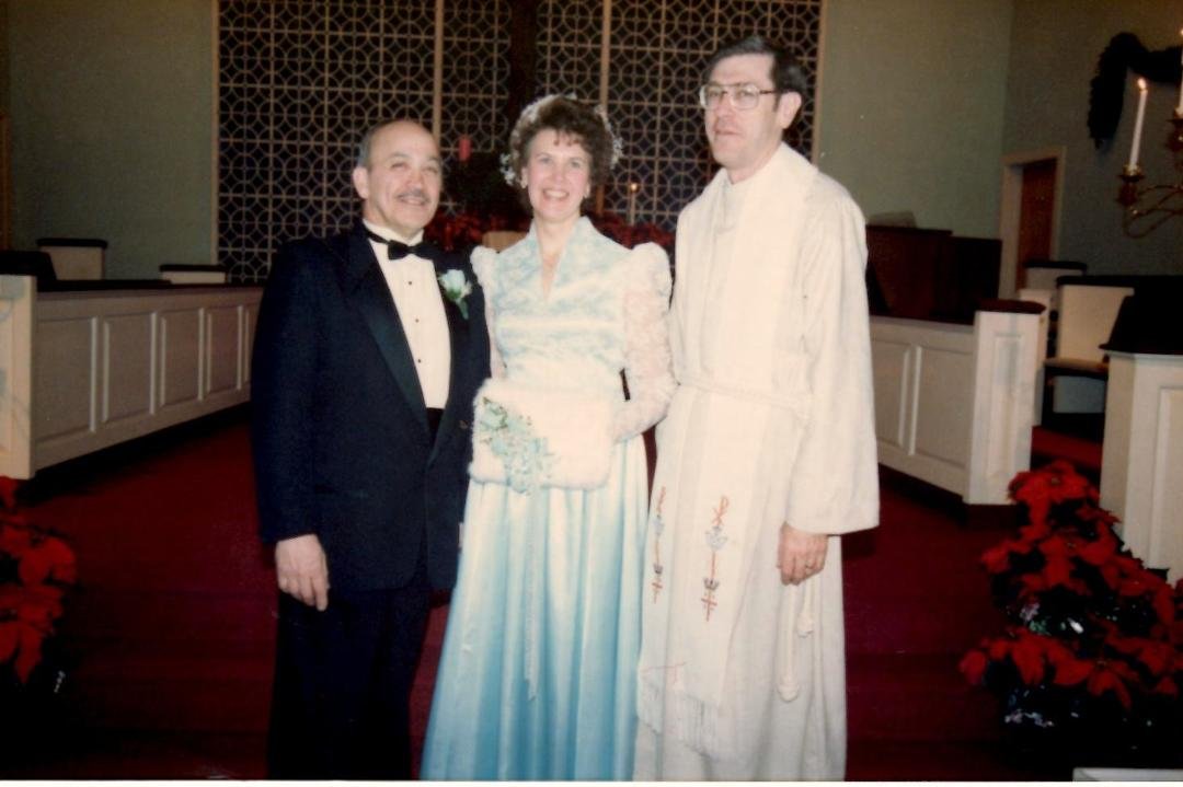 Sunday, December 17, 1989 we tied the knot. It was a beautiful, but icy day. Short honeymoon at Lakeview Resort. And he still loves me. (and vice versa).