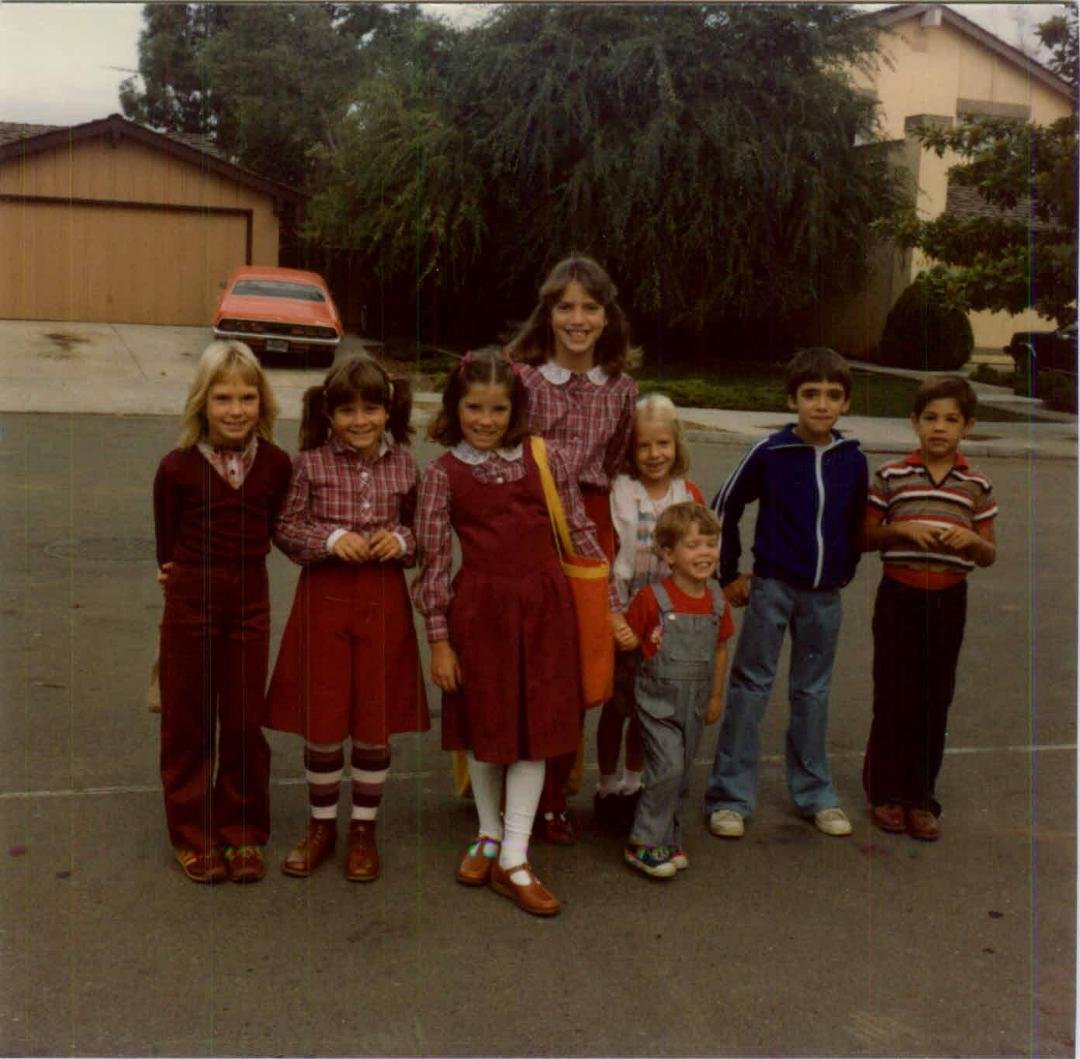 First day of school about 1980.