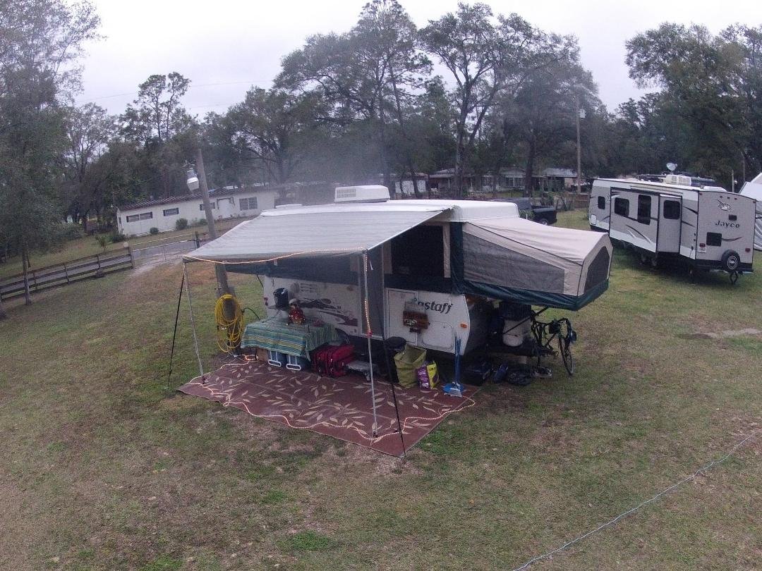Annual family Christmas camping gathering.