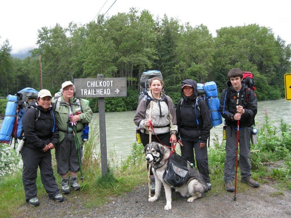 Mindy Murray's album, chilkoot trail