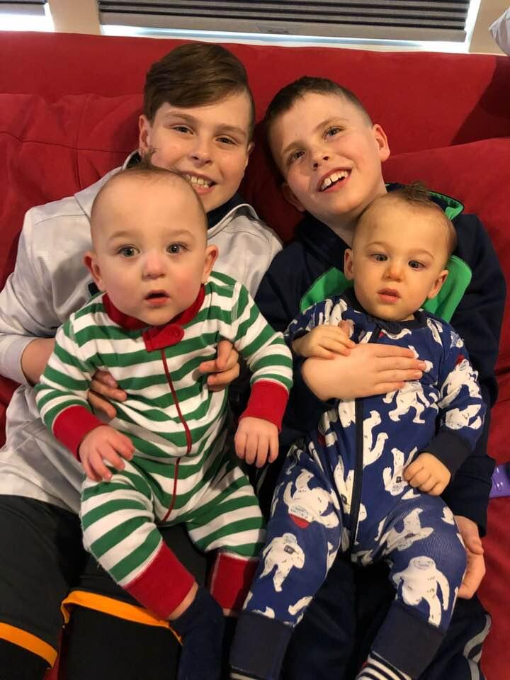 My four grandsons: (Clockwise):
Tayton, Cash, Beckett, Triffan