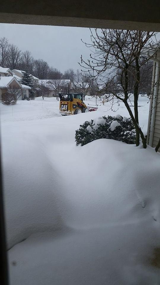 And  the Bobcat is here to plow