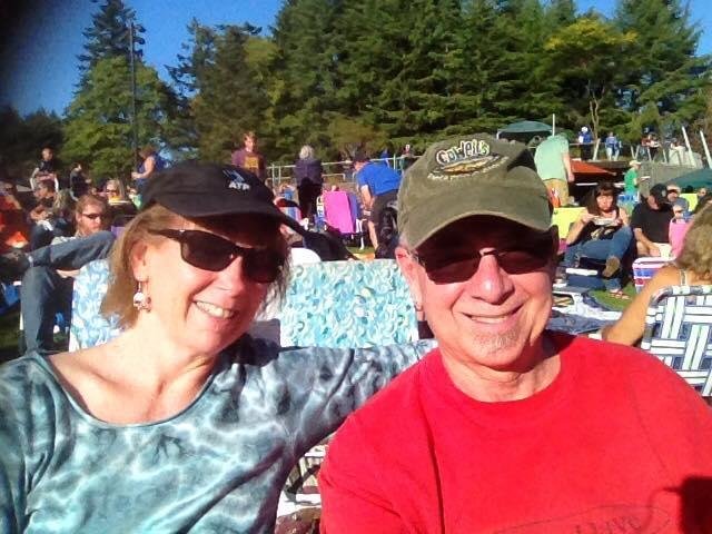 Terrie Bernier and I at the zoo to see Joe Walsh