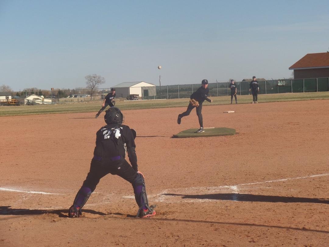 Melons pitching and Hessek catching...Great combo..