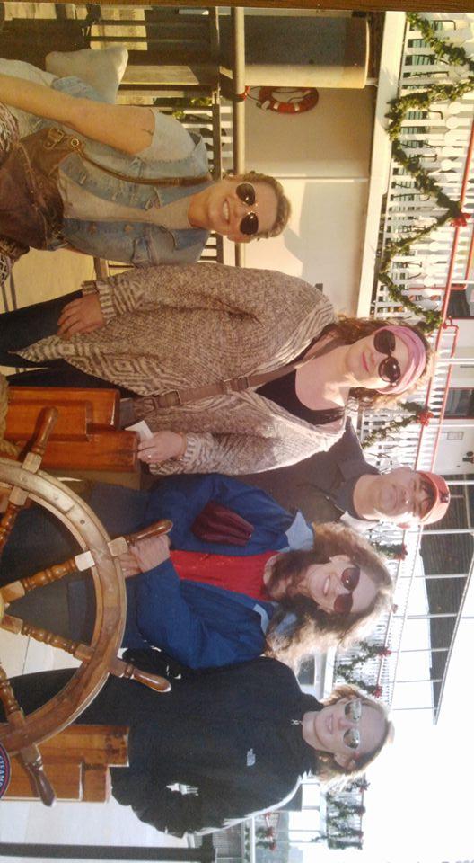 Getting ready to board the steamer "Natchez" in New Orleans!