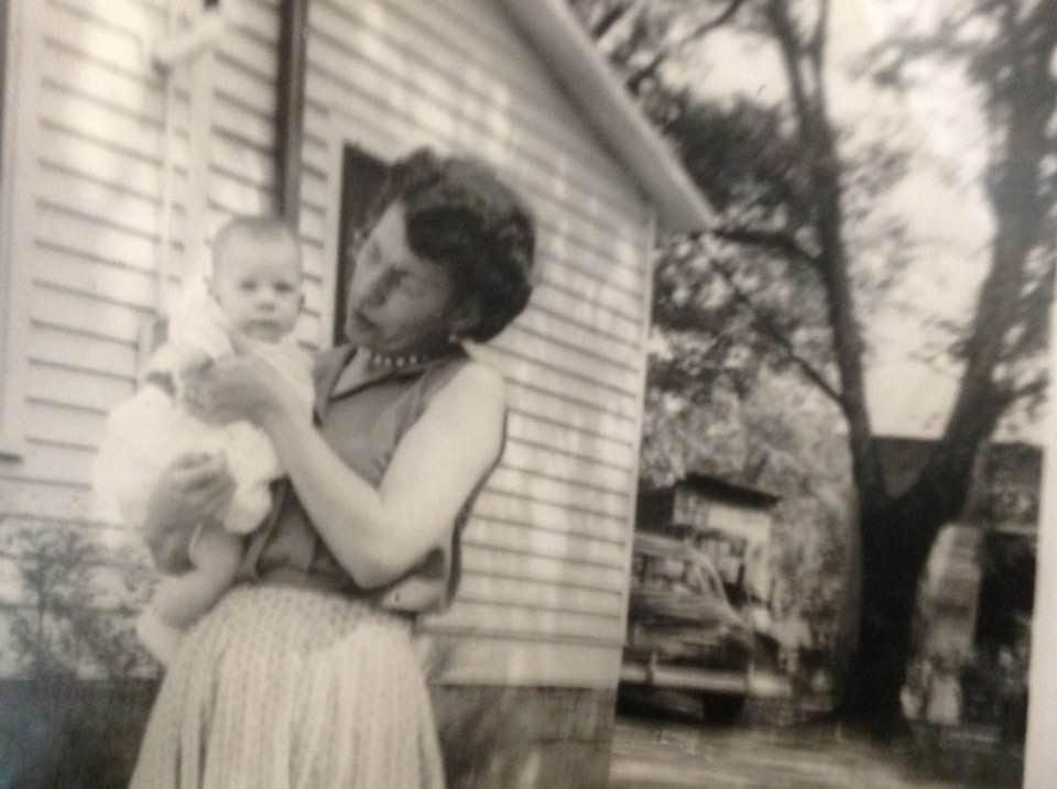 My Mother and me.