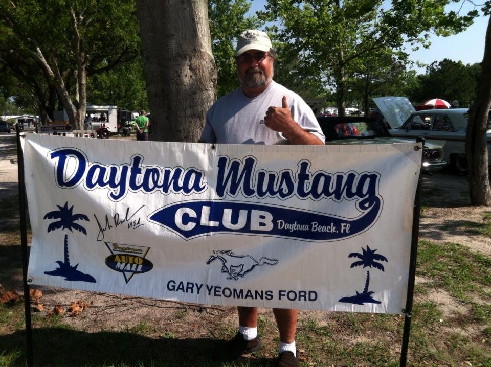 At MCO airport waiting for flight home. Had to check out the Daytona Mustang Club event first...