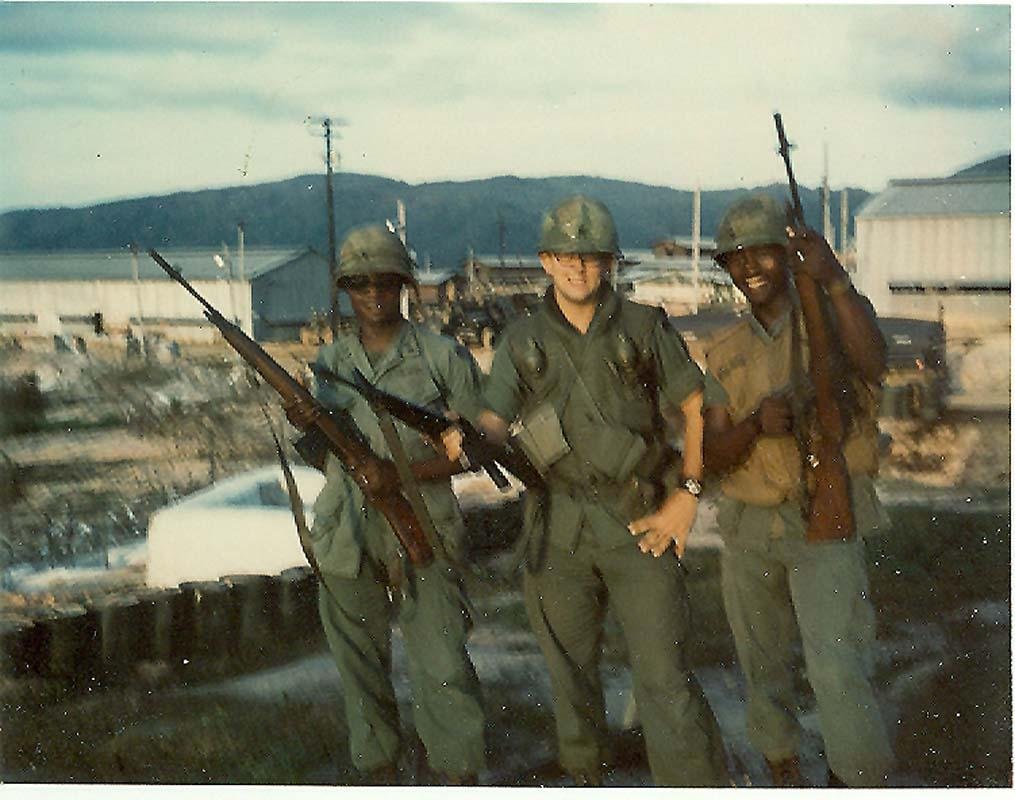 50 years ago, me with Bob McGrew (on my Left), and Lonnie Battise (on my right). Both good men, worked with me at Battalion and were members of my Battalion Reactionary Force. Hope they are doing well today, as well as all 