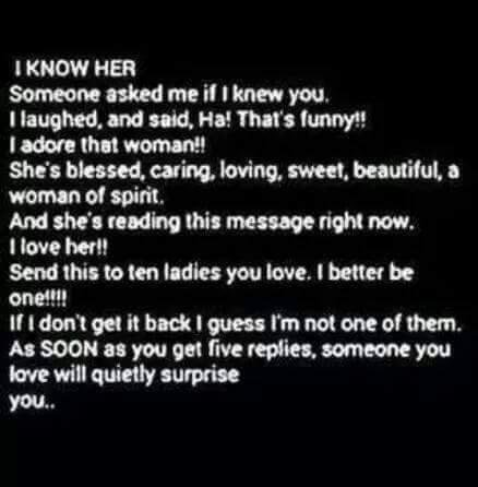 You know who you are......Everyone