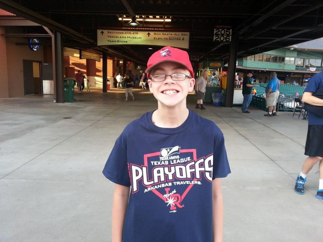 At Travs playoff with Nicholas at DS Park