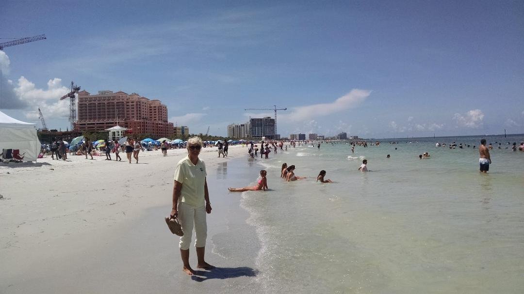 Pat and I had a nice day at Clearwater Beach.