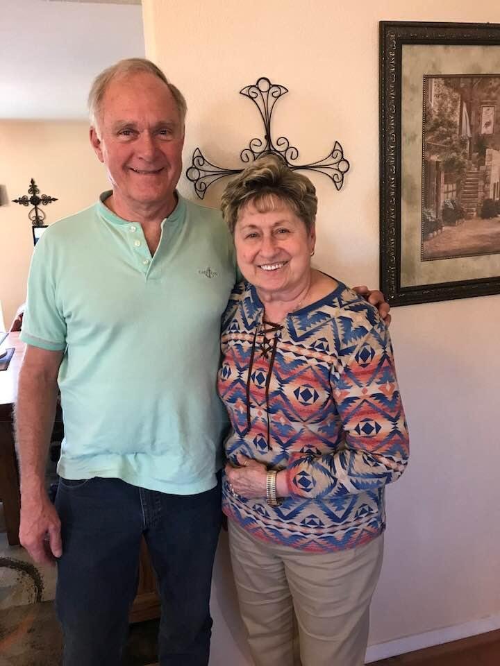 We had a great visit with Linda. She is so positive and upbeat. Fun to see her again.