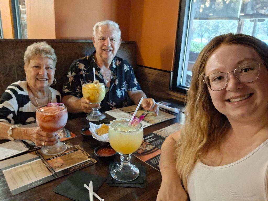 What a wonderful after noon with our first granddaughter,  Emma.