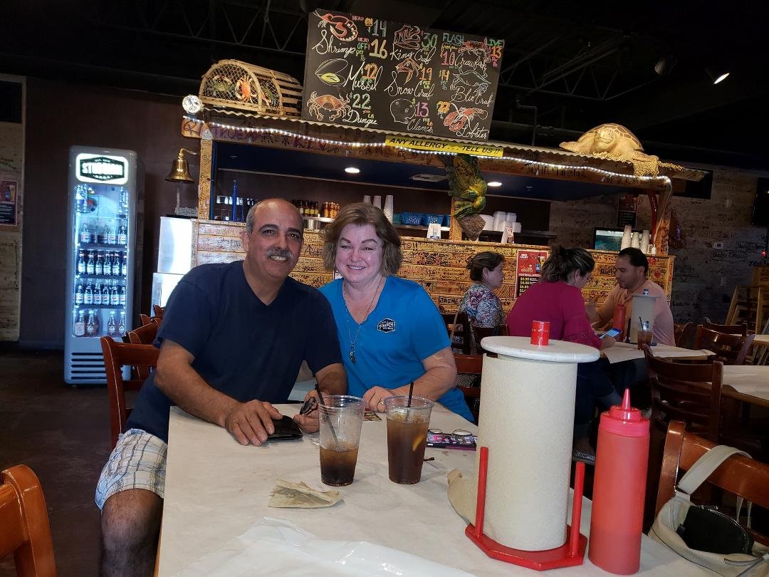 Nice lunch with Teri Ennis Moorhead