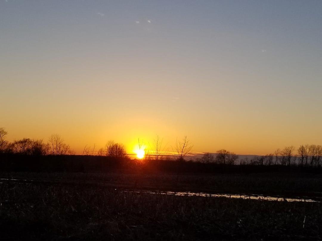 Beautiful sunset last night