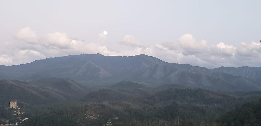Moon over the smokies.