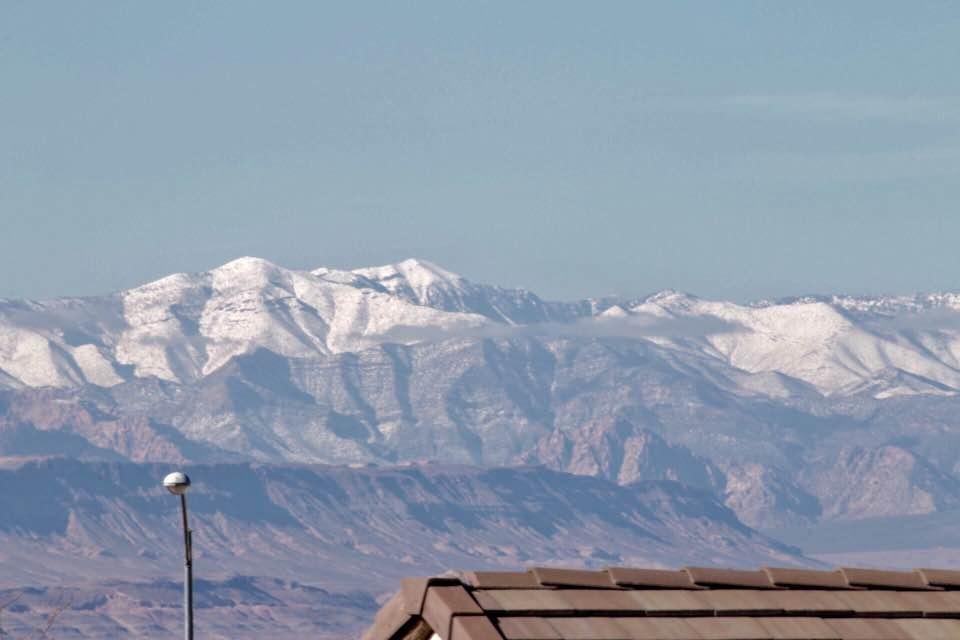 A White Christmas across the valley.