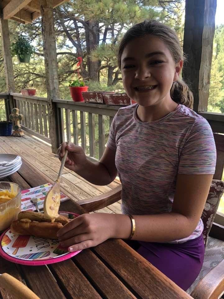 A girl and her queso! ❤️