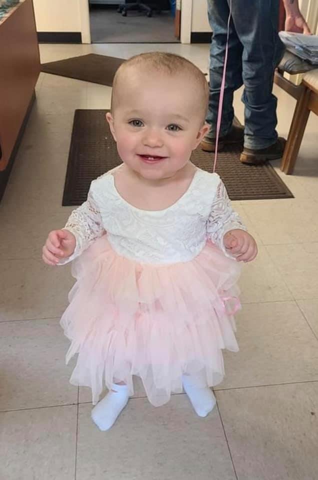 Our grand daughters first birthday! Wish we were there.