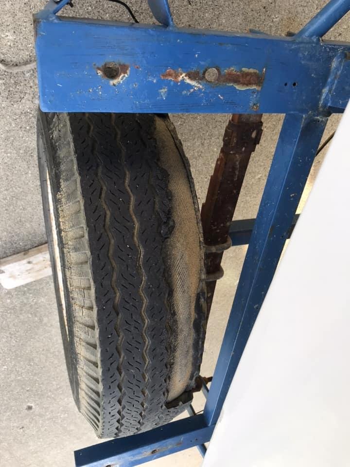 You know your retired when you squeeze every last usage out of a trailer tire. Lol