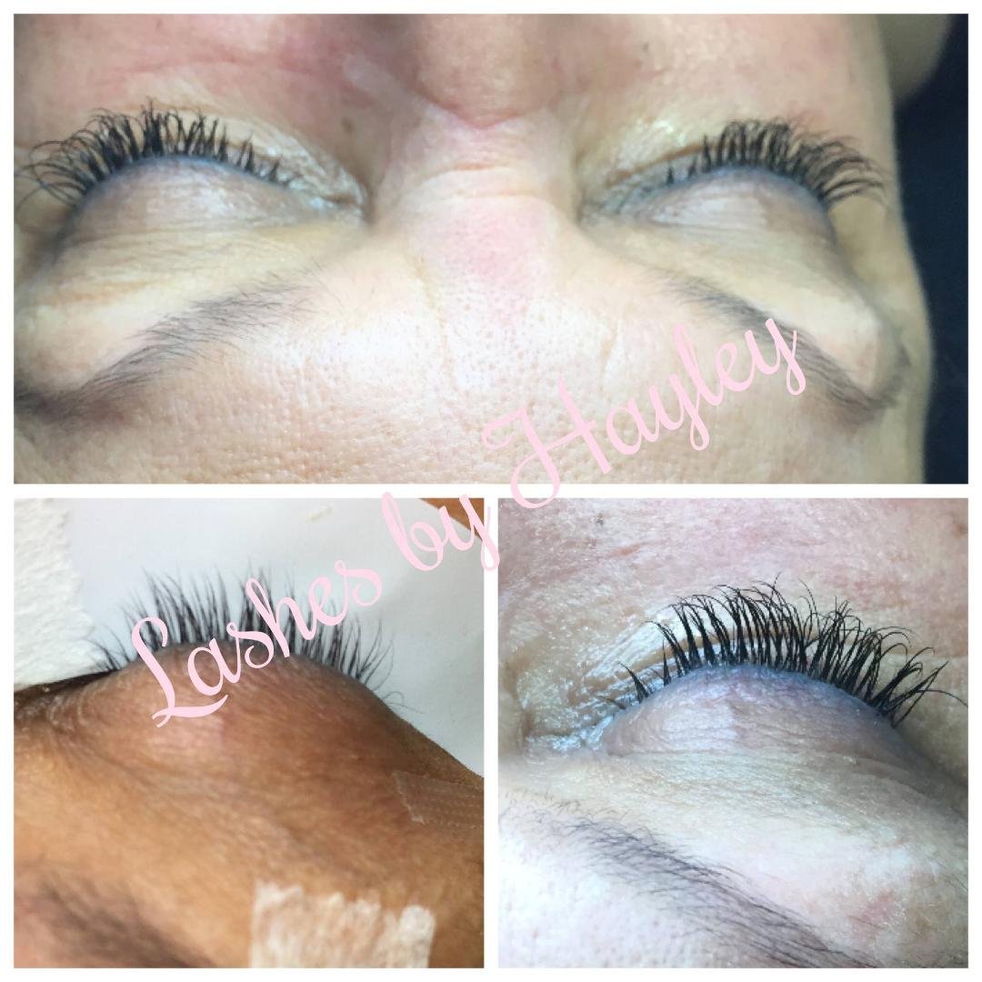 Thank you Hayley Kyree Irvine!  My lashes look great!! (the wrinkles...not so much) :)