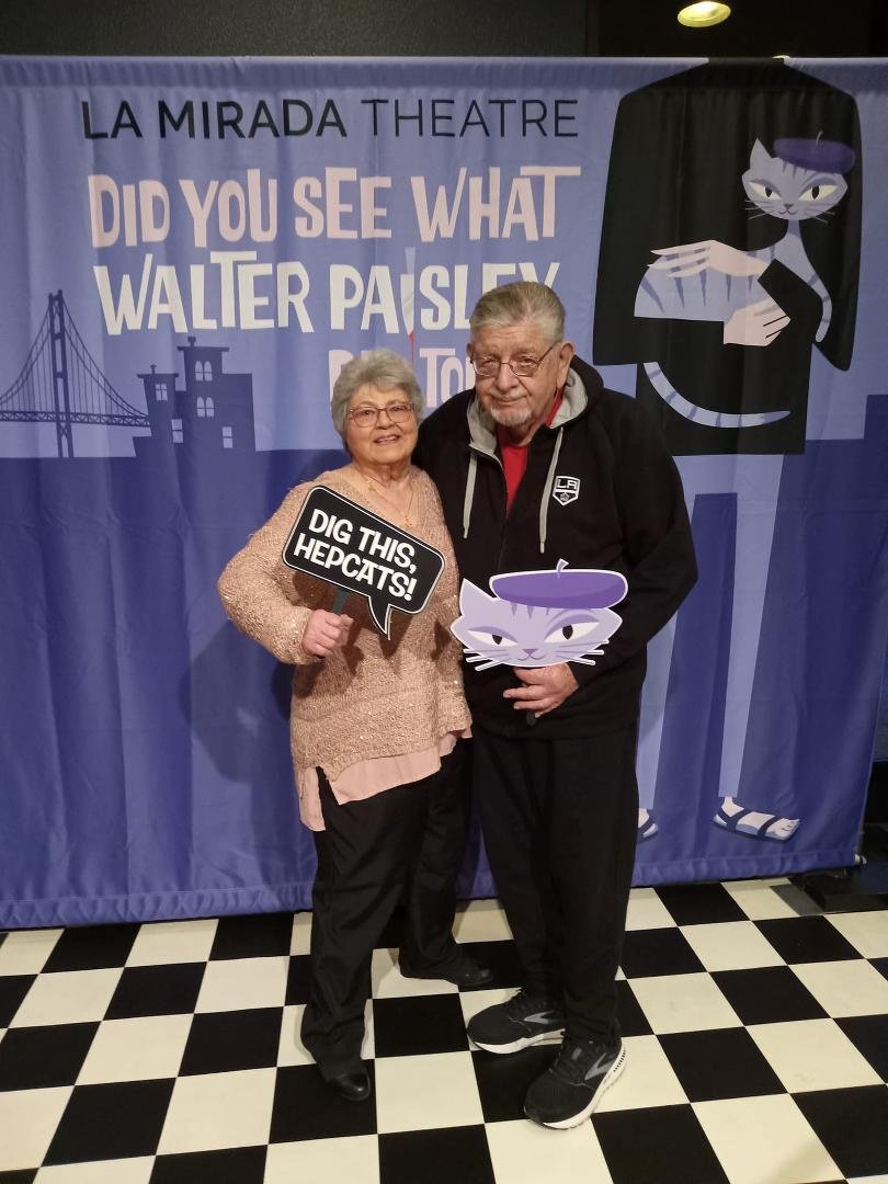Enjoying our 51st anniversary at La Mirada Theater !