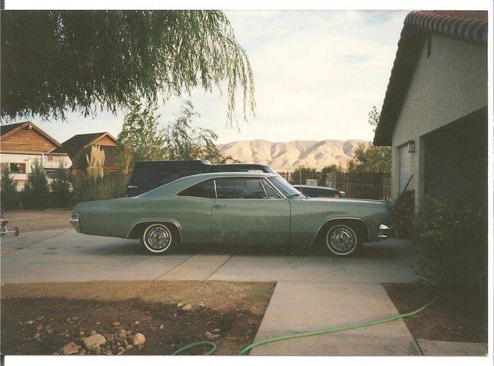 Our 1965 SS Chevy Impala - We brought Connor home from the hospital in this the day after he was born.