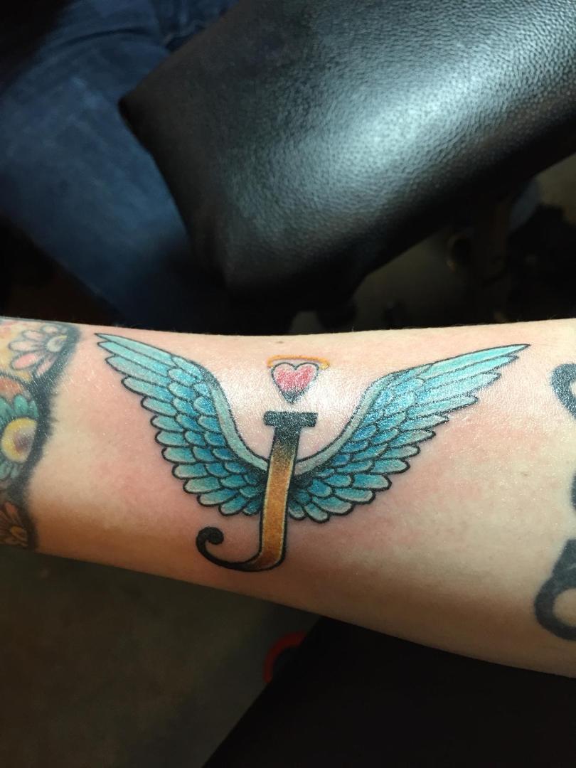 My new tattoo IN LOVING MEMORY OF JOSHUA!! AKA My HERB!! Carol Hall Johns  THANK YOU FOR BEING WITH ME AND SHARING YOURS WITH ME!!!❤️❤️❤️❤️❤️❤️