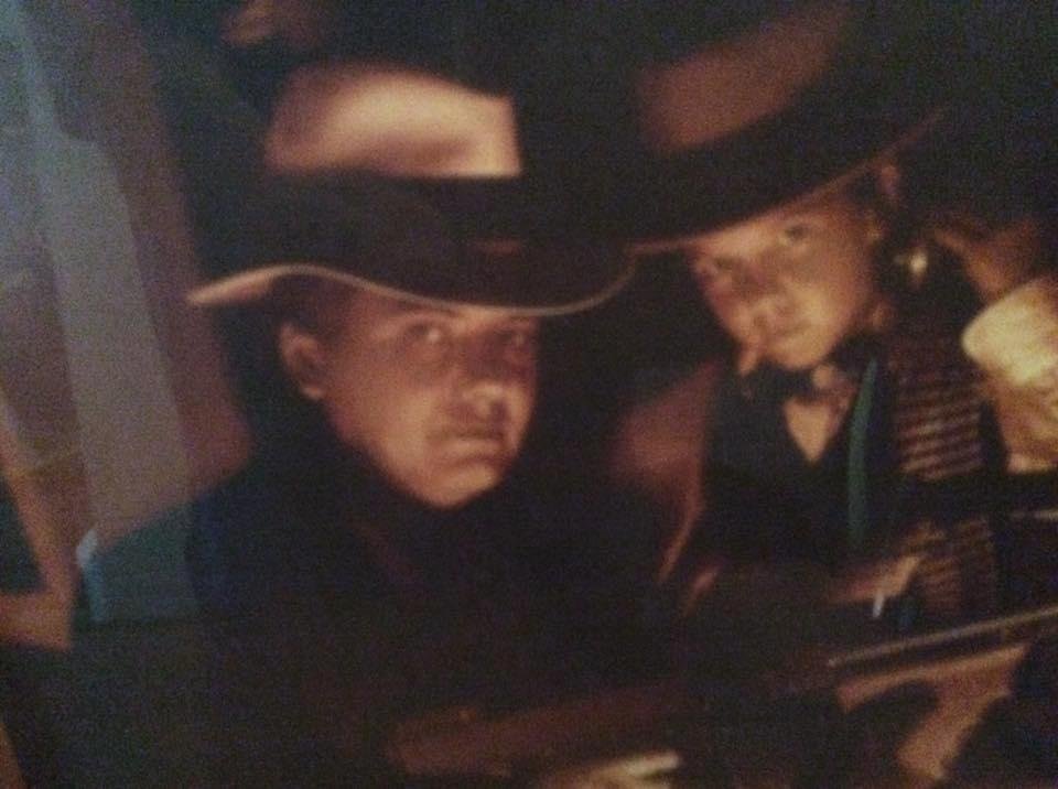 Hey Josh look what I found, has to be over 30 years ago. Cute, we're partners in crime.