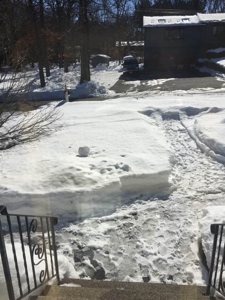 Looking out front door