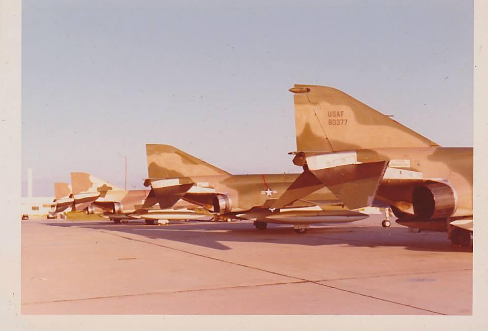 Moron De La Frontera Flight line 1968 RF4-C